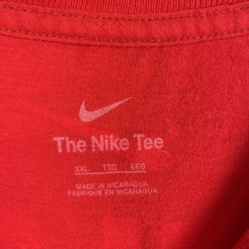 NIKE Tee Kansas City Chiefs Travis Kelce #87 Red T-Shirt Sz XXL - Picture 3 of 6